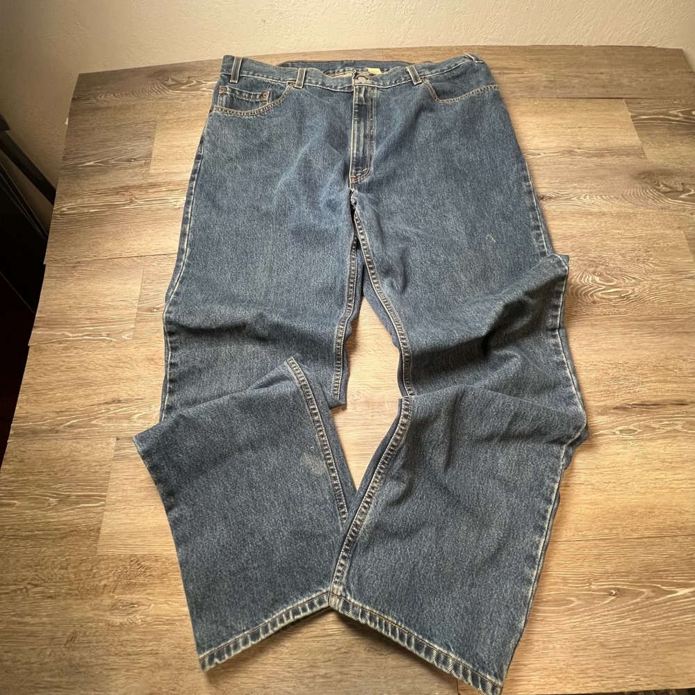 Levi's 505 Regular Fit Jeans Mens 42x32 Blue Straight Leg Vintage Made in‎ USA